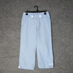 Vintage Guess Sport Pants Womens 24 Blue Parachute Cargo Y2K Capri V0179198